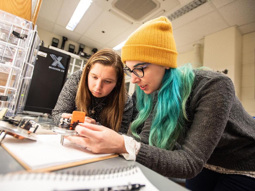 Students in lab